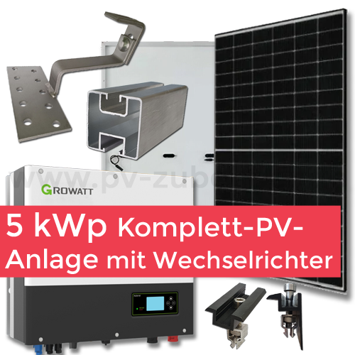 PV-Anlage 5 kWp Komplett